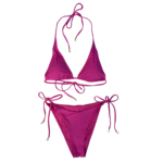 Pink string bikini